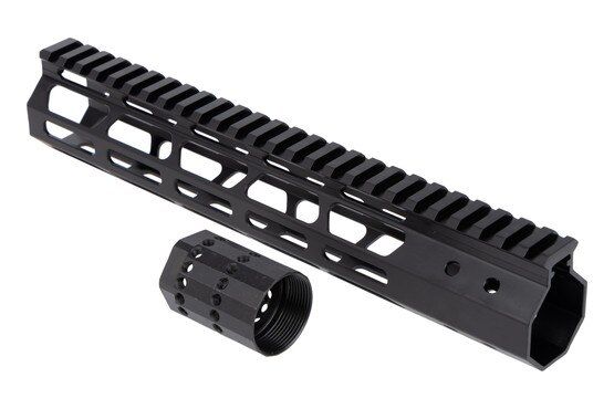 FM Products 10.5" Ultra Light AR-15 Handguard with proprietary steel barrel nut